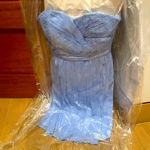 Jcrew light blue bridesmaid dress. Worn once.